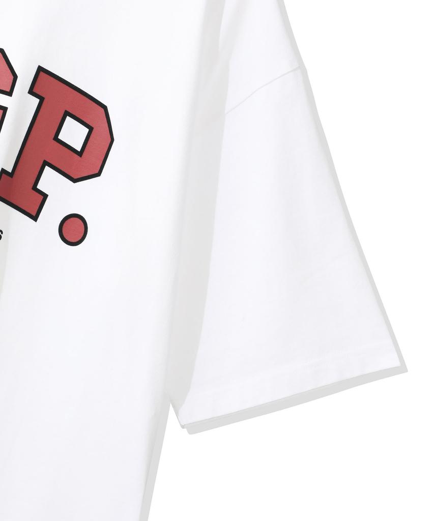 CGP Big Oversized Cgp Arch Logo Short Sleeve T-Shirt - White