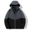 Men Women 3-in-1 Detachable Hooded Windproof Waterproof Outdoor Jacket With Fleece Liner Hiking Camping Cycling Winter