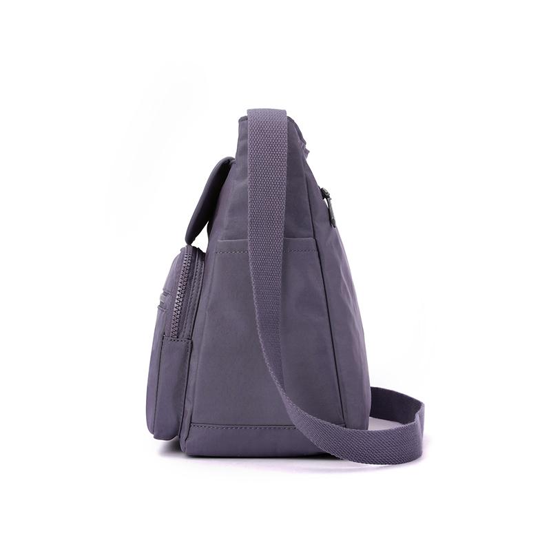 Stylish Crossbody Bag with Front Flap and Multiple Pockets for Everyday Use