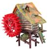 Fish Tank Landscaping Decoration Pneumatic Aerated Waterwheel Hut(Small Water Truck)