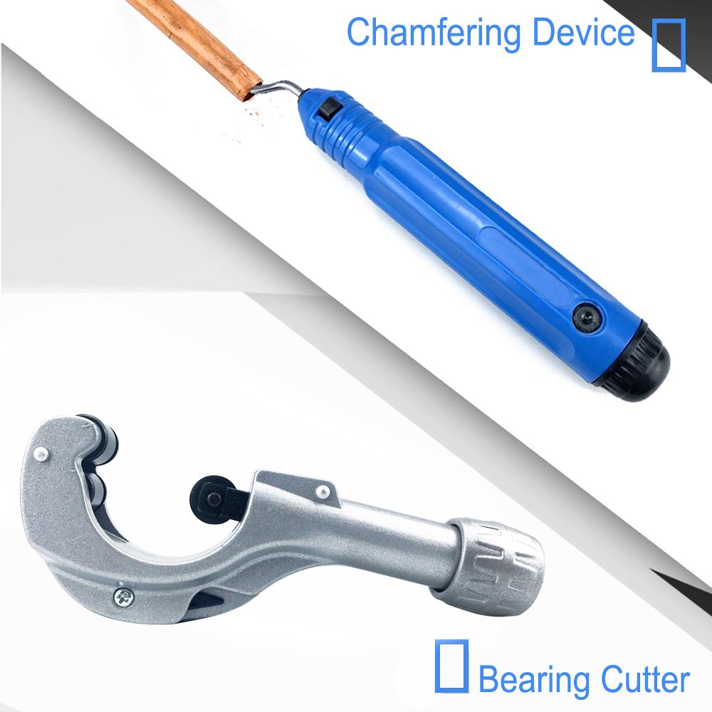 Hydraulic Tube Expander Tool Kit with 11 Pipe Expander Heads Air Conditioner Copper Tube Flapper Refrigerator Tube Flapper