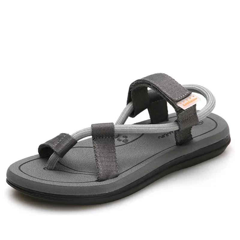 Summer Fashion Men SandalsRoman Outdoor  Beach Comfortable Shoes Flip Flops Slip on Flats Opened Toe Sports Slippers 2025