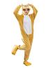 Dorawithme Shiba Inu Kigurumi Pajamas for Adults, Animal Cosplay Costume for Halloween and Christmas, Unisex (L)