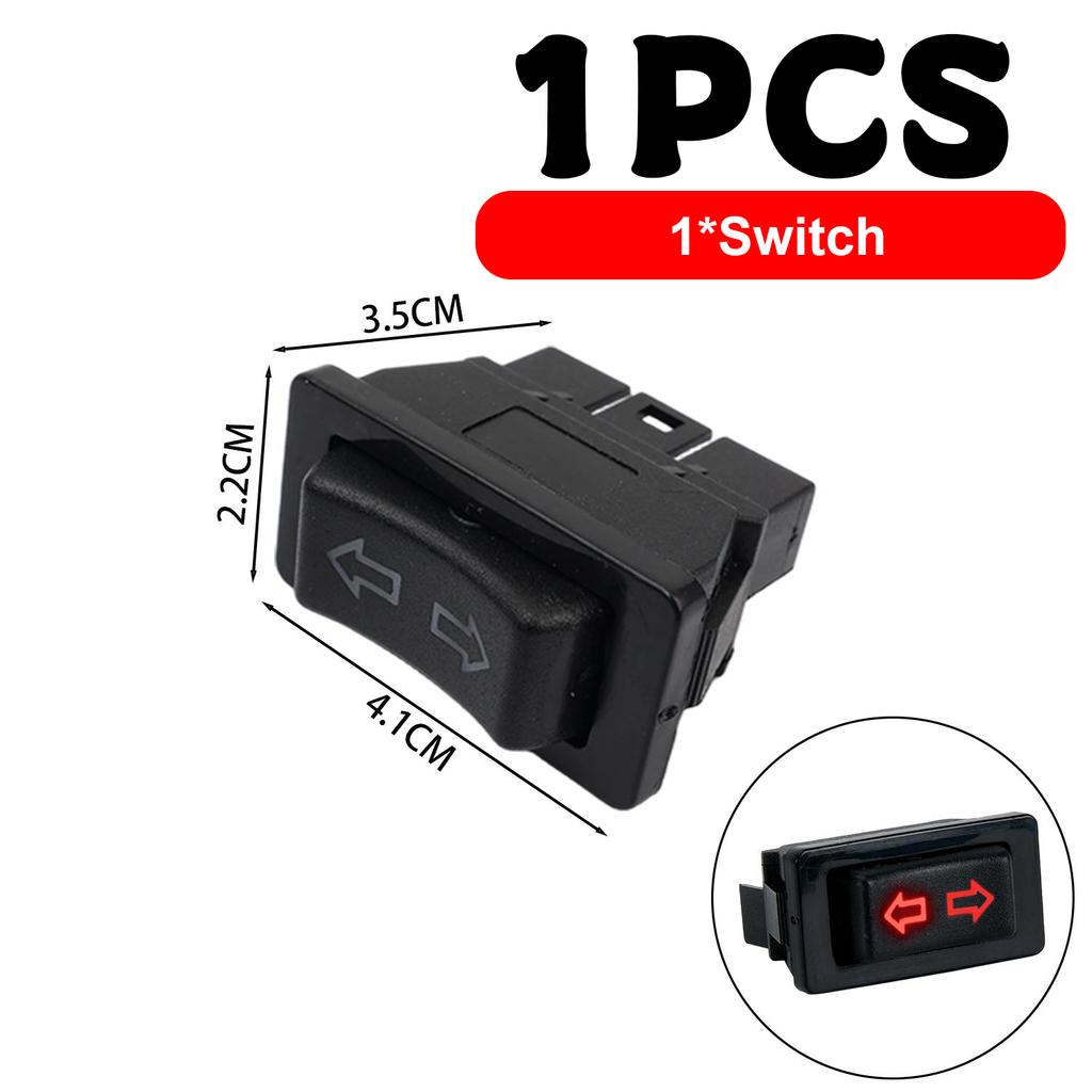Electric Car Window Lifter Switch Button 5 Pin 12V 20A Universal Auto Power Control Master Red/Blue LED Light Interior Accessory