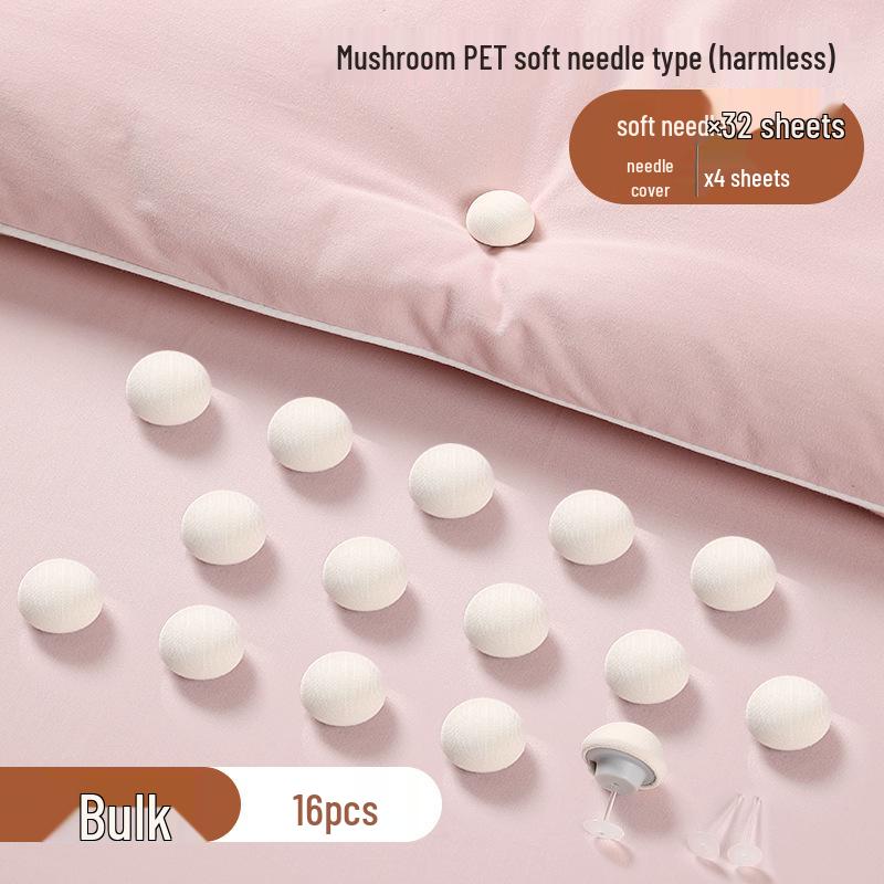 Suport detașabil pentru pilotă cu ciuperci: Prietenos cu pielea, fără urme, antiderapant pentru pilote groase și subțiri. Ideal pentru Cămine Studențești.