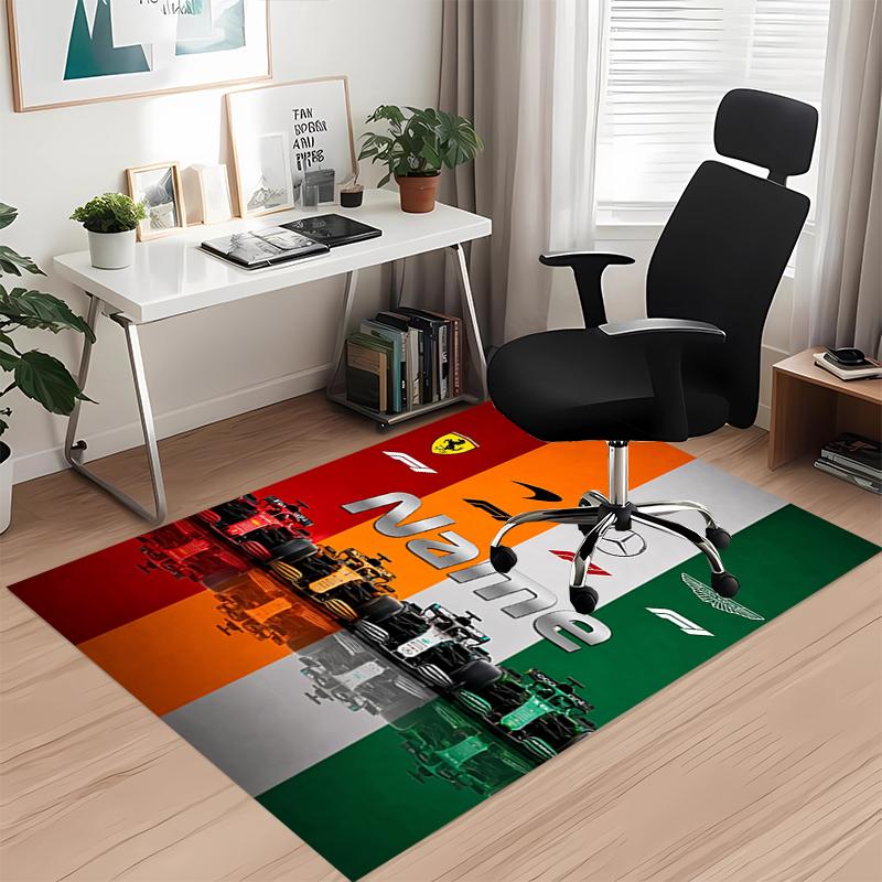 Custom Name Printed Carpet Rug For Office Chair Living Room Bedroom Kitchen Room Decor Gifts