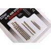 25 stk Mini Micro spiralbor 0,5 mm-3 mm m/ håndbor i aluminium nøkkelfri chuck