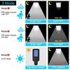 108COB Sensor Street Lamp 3 Light Modes Outdoor Waterproof Security Solar Lamps for Garden Patio Path Remote Control Light