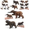 Realistic Black Bear And Brown Bear Forest Animal Model Figurines Perfect For Kids