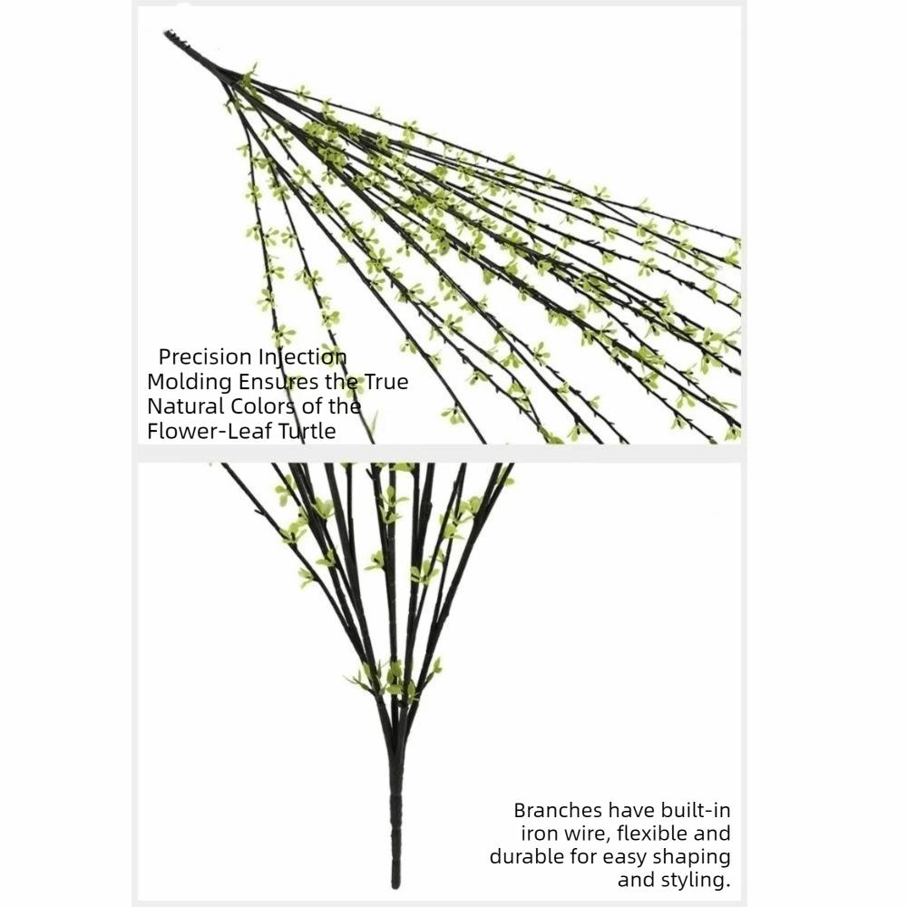 Floating Branch Willow Sprout Plants Real Touch Green Plum Bouquet Simulation Green Plant Homestay