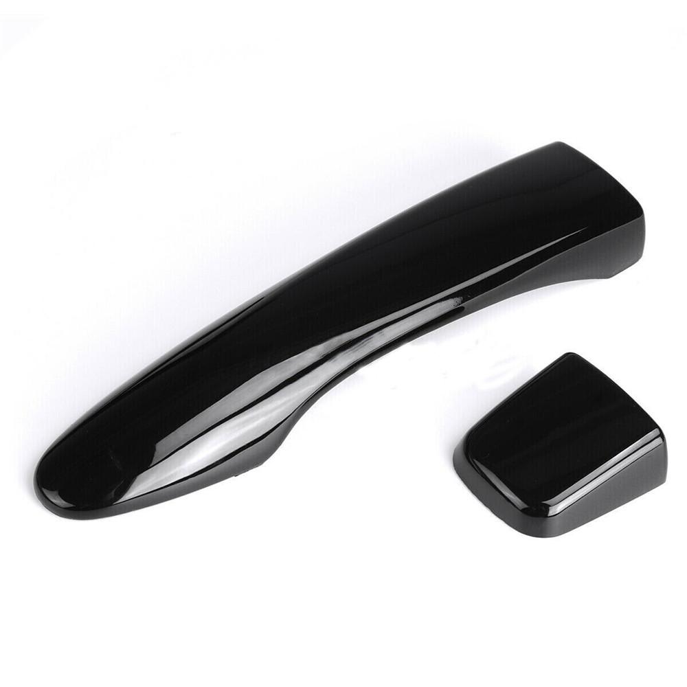Black Door Handle Covers Trim With Smart Hole For Nissan Altima 2013-2018