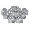 Hex Nut 12 Pcs Silver M6 X 10 Mm Iron