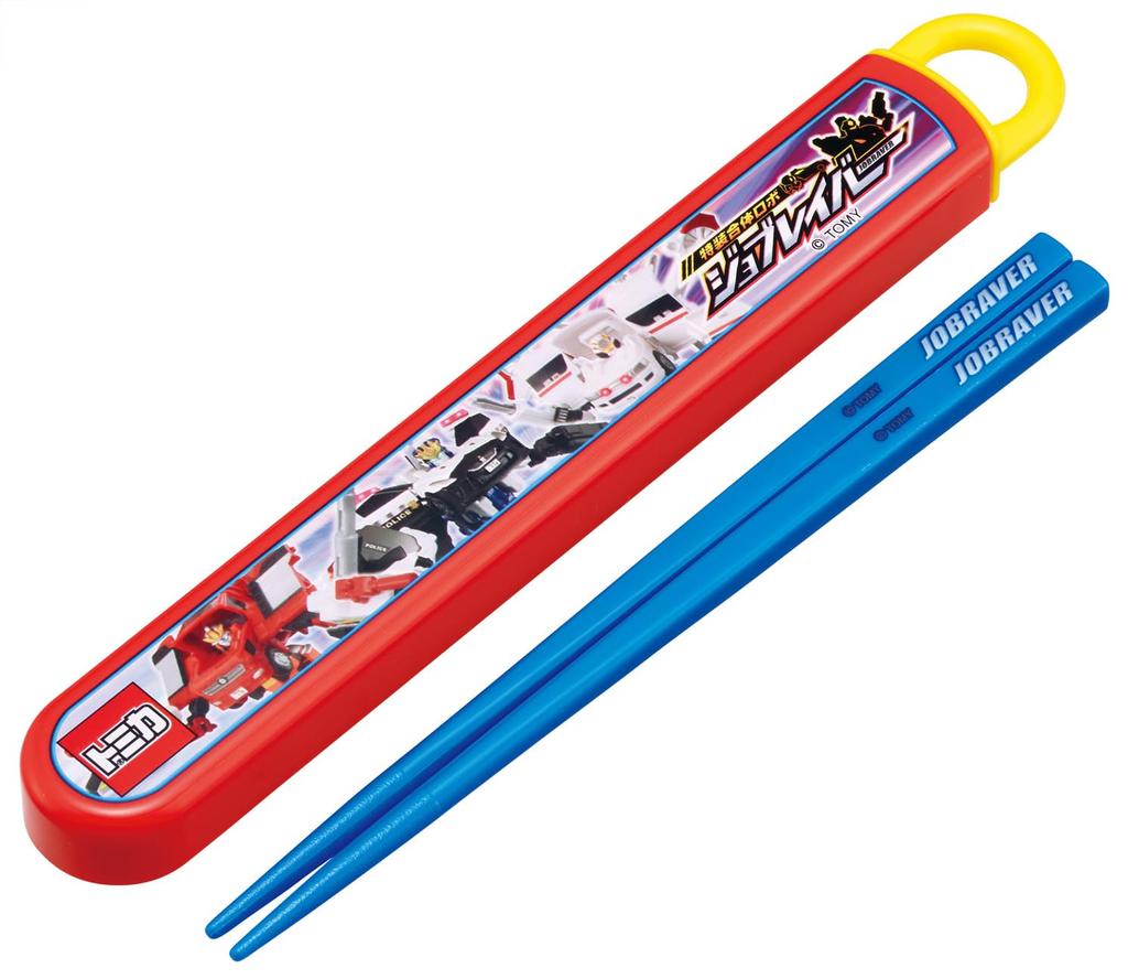 Skater Chopsticks and Chopstick Case Made in Sliding Job Boys Children's Set, 16.5cm, Japan, Style, Labor, (ABS2AM-A)