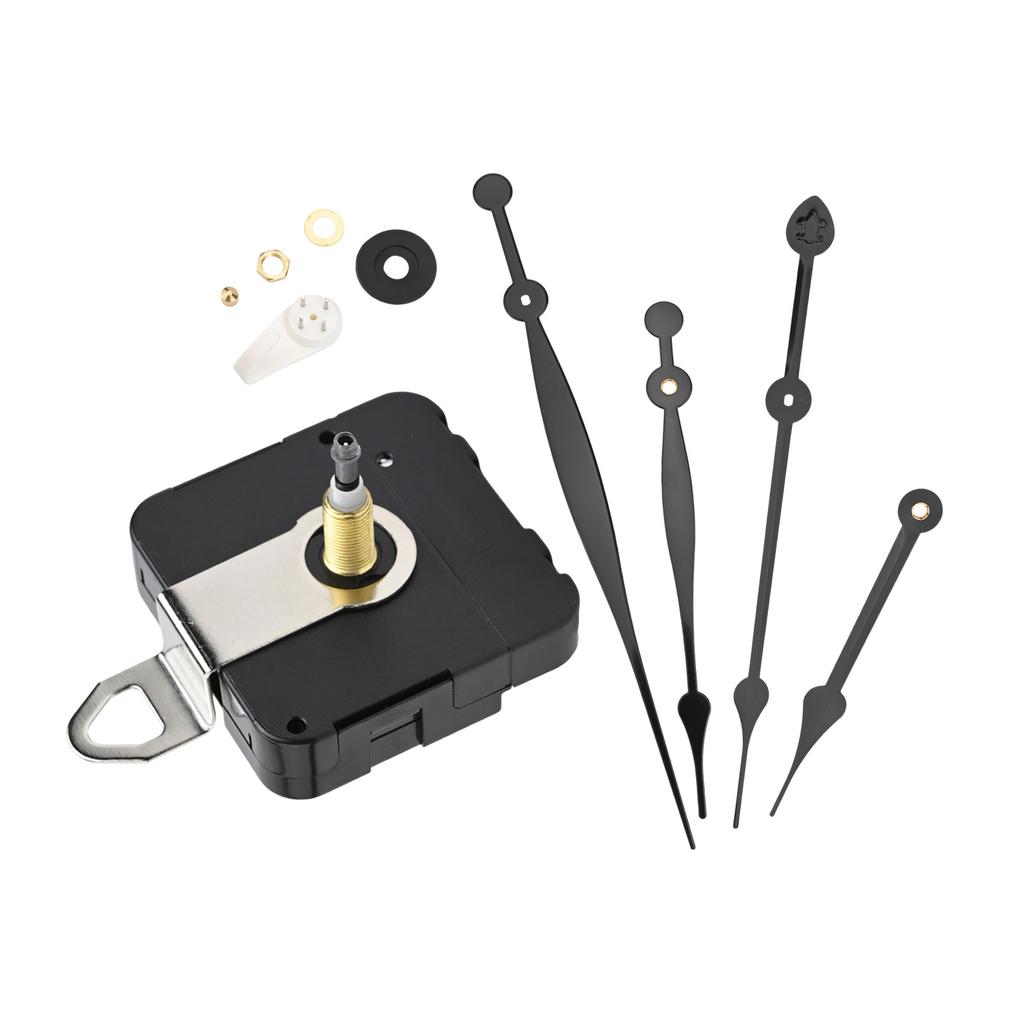 Long Shaft Clock DIY Clock Kit For Home Decoration Adjustable Hour Hand Size Black And Gold Color Options Clock Accessories