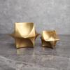 Kreative Harz Geometrische Dekorationen Geometrisches Gold Quadrat Goldener Stern Dekorative Figuren Hausdekoration Zubehör