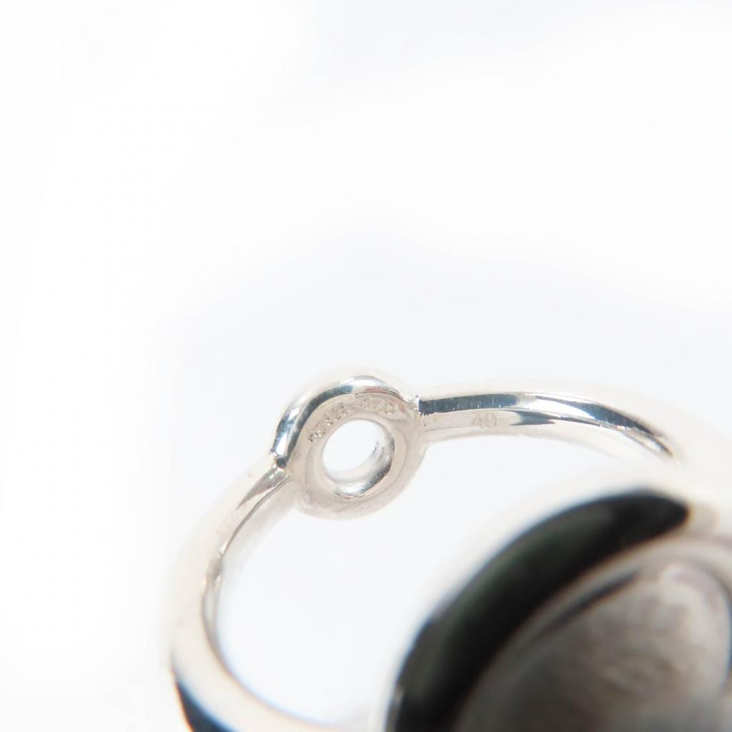 Excellent HERMES Ring Serie Metal Silver AG925 Women Used