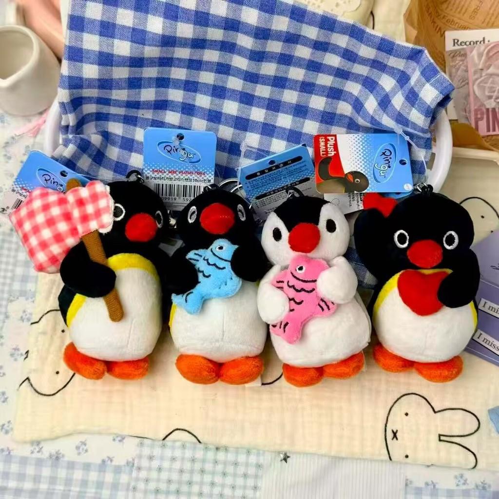 Pingu Pinguin Plüsch Schlüsselanhänger Mit Weicher PP-Baumwollfüllung Für Rucksack-Dekoration Und Geschenk