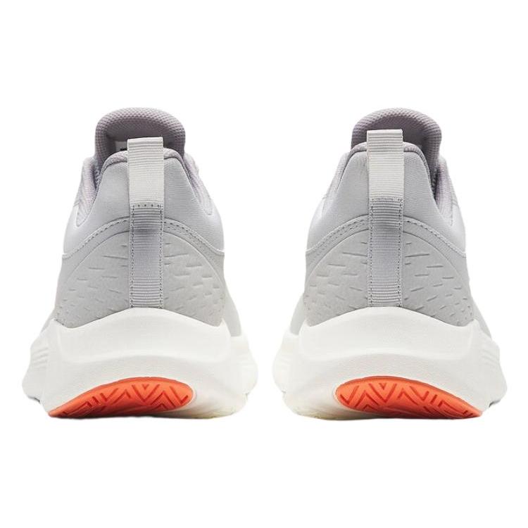 New Anta Anti Slip Wear Resistant Low Top Running Shoes Men's Gray White 112335576-6