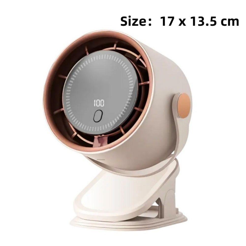 Strong Wind Output Clip On Fan Silent Operation Portable Fan New Desktop Mini Fan Home Use