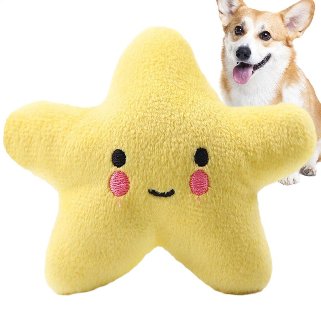 Dog pet plush cartoon animal toy interactive sound anti-demolition home large and small dog boredom companion toy