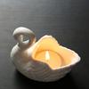 Ceramic Swan Ornament Multi-purpose Hydroponic Plants Succulents Pot Candle Holder Storage Box Desktop Swan Decoration