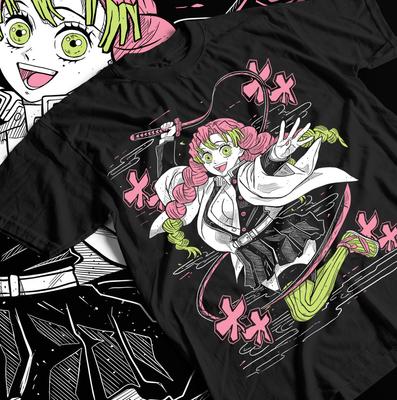 Mitsuri T-Shirt Demon Slayer Waifu Kawaii Anime Japanischer Manga Otaku Alle Größen