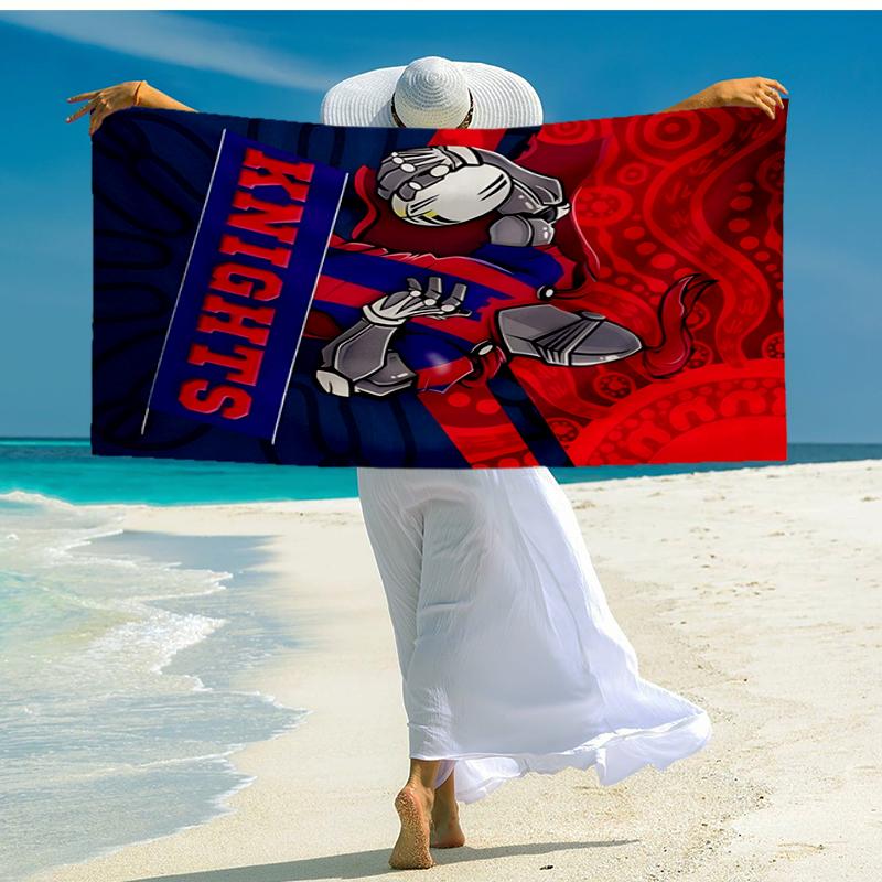 Knights Fashion Beach Towel: Ideal for Summer Adventures Soft, absorbent and quick drying suitable for swimming and bathing
