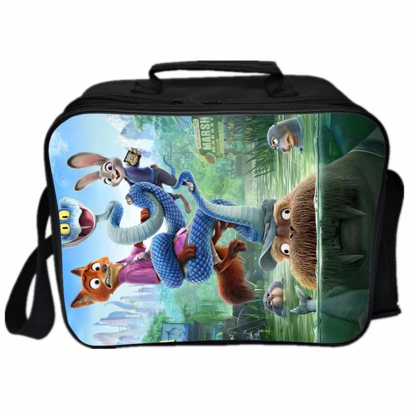 Zootopia Insulated Lunch Bag for Kids - Perfect for School & Outdoor Picnics