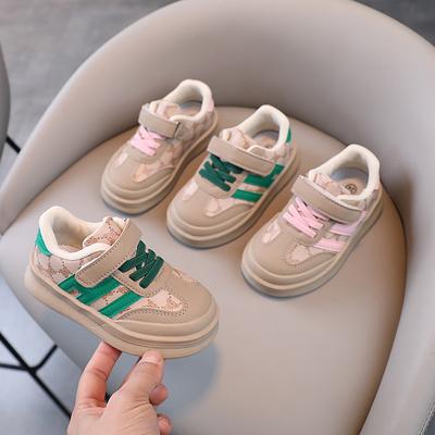 Girls' Toddler Shoes Spring and Autumn Children's Soft-soled Baotou Shoes Boys' Board Shoes