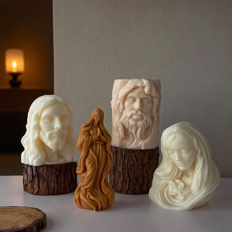 Multipurpose Silicone Mould for Portrait Relief Art Craft Cement Plasters Candle Making