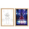 23cm/9.06in I Push The Kid 3D Anime Light Painting Led Night Lamp Wild Star Love Cartoon Led Peripherals Gift Bedroom Decoration