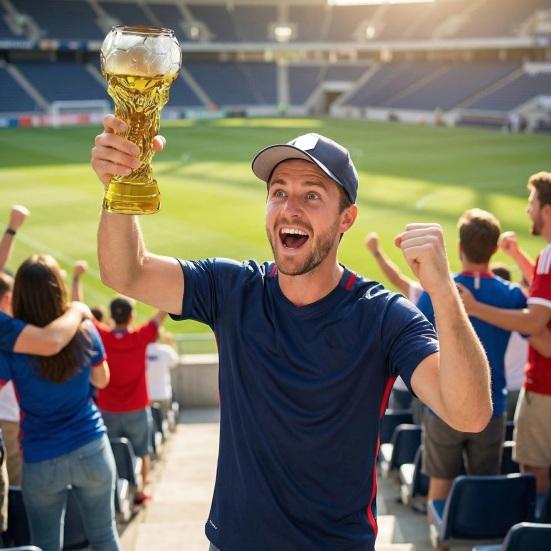 Soccer Beer Glass, Large Capacity Football Mug, Heavy Duty Clear Pint Cup for Craft Beer, Home Bar Party Gift for Fans