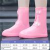 Adjustable Buckle Closure Waterproof Rain Shoe Covers Slip Resistant Design for Outdoor Activity and Daily Commute