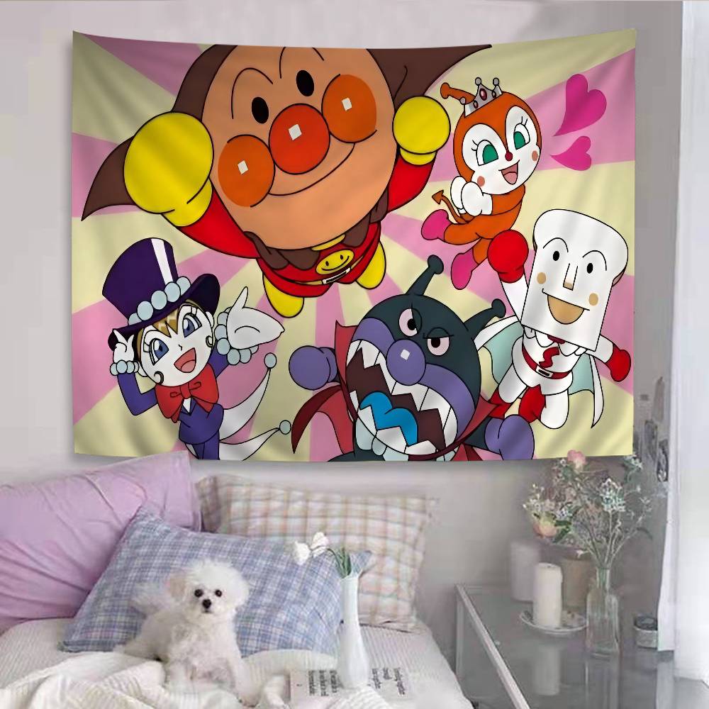 Anpanman Anime DIY Wall Tapestry For Living Room Home Dorm Decor Wall Art Decor