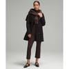 LululemOn Smooth Fit Pull On High Rise Cropped Pant Espresso