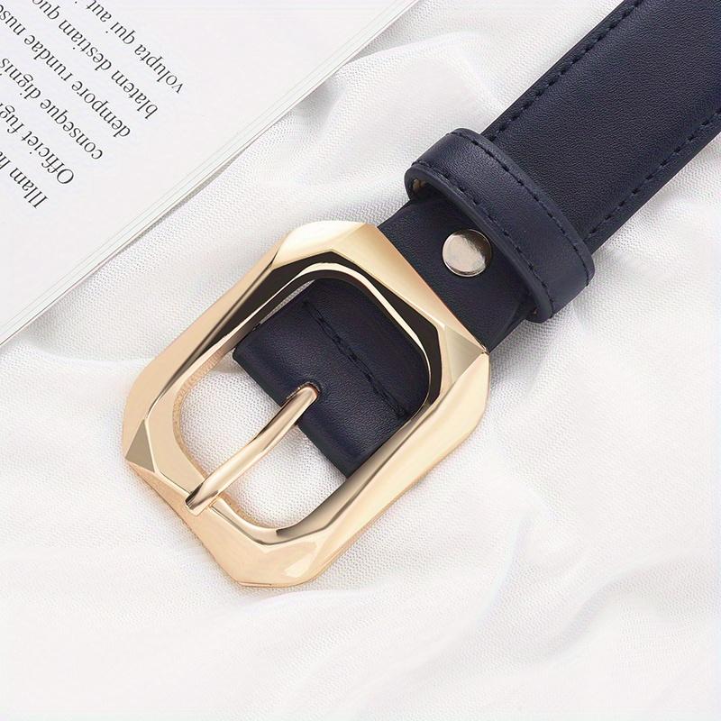 Nou Trend Curea de Damă Curea cu Cataramă cu Ac Auriu Curea din Piele PU Autentică Potrivită cu Blugi Curea Ieftină