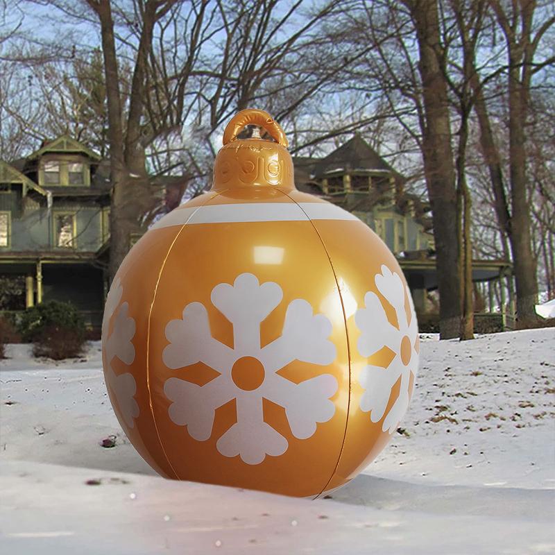 Christmas Toy Ball Outdoor Prints Festive Crafts Fun Balloon Inflatable Decoration