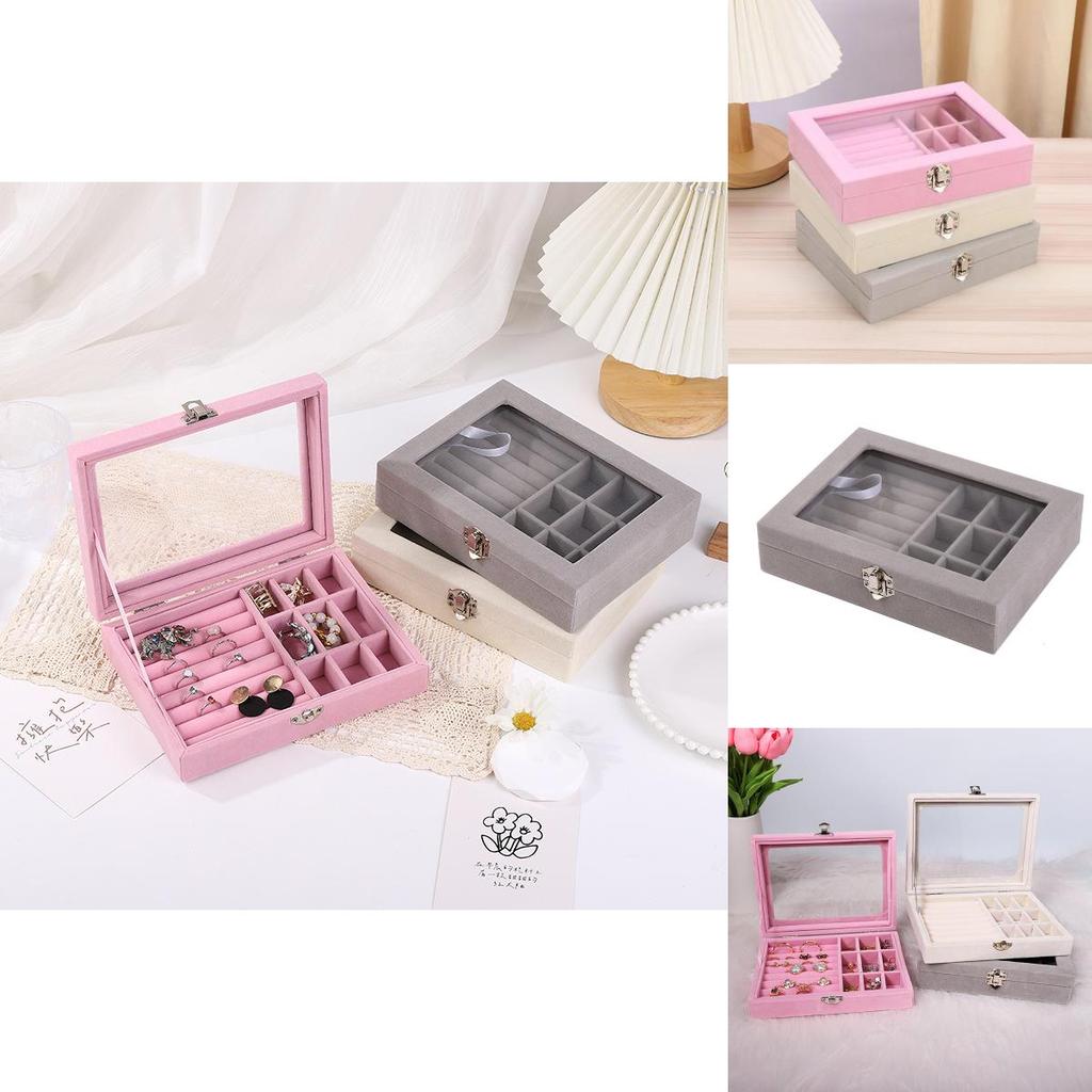 Jewelry Organizer With Multiple Compartments For Home Storage And Gift Giving