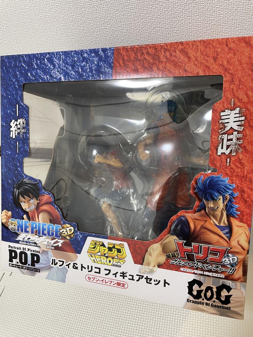 

[USED] Luffy & Toriko Figure Set P.O.P Limited to 1000 pieces