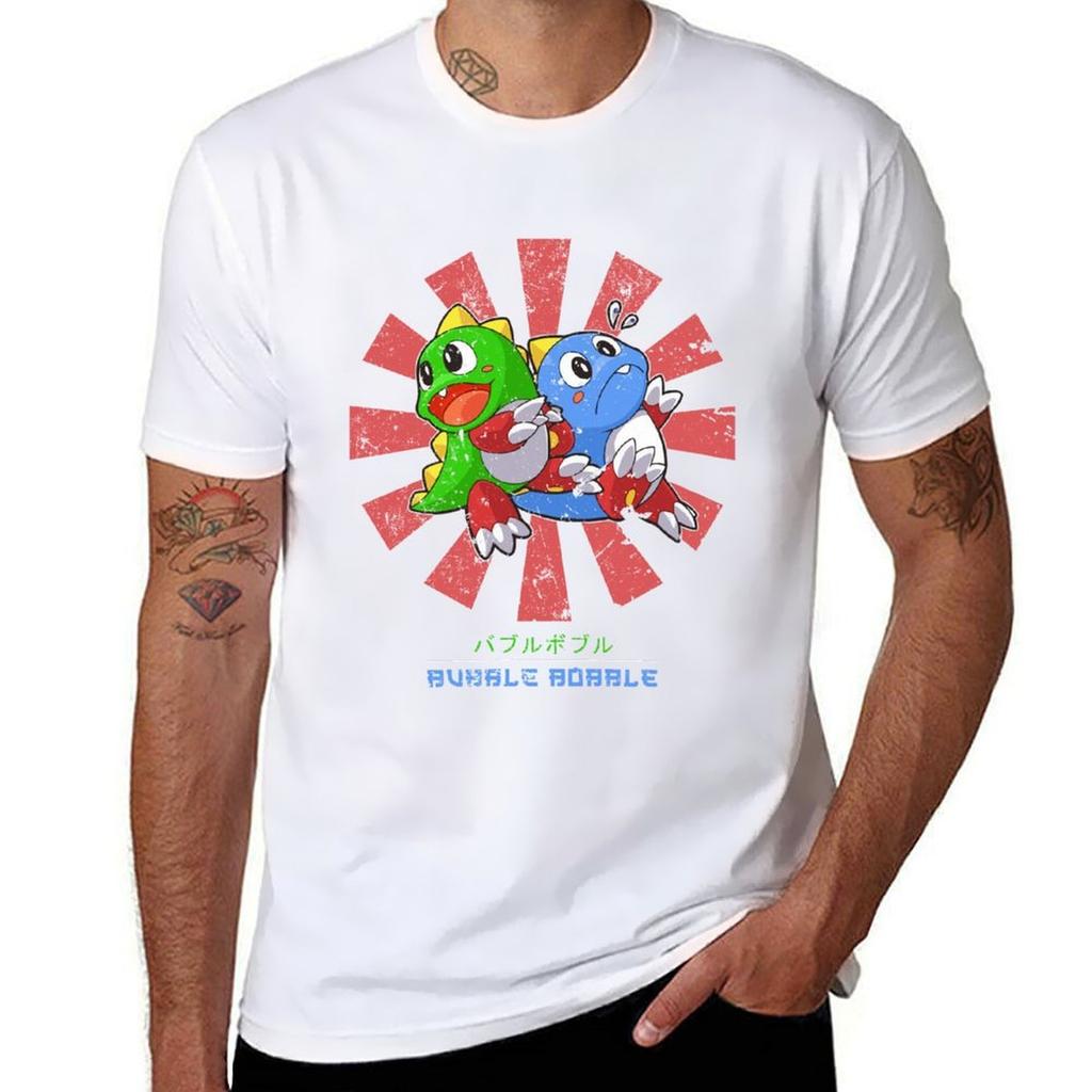 Bubble Bobble Retro Japanese Tshirt Quick Dry Travel Tshirt