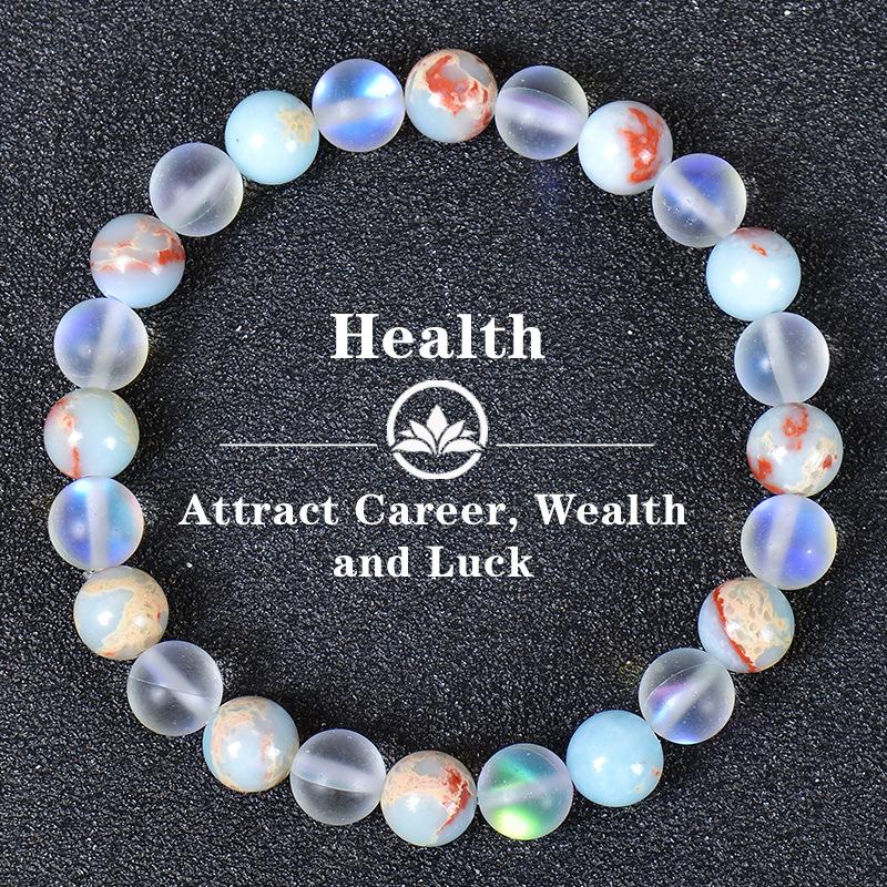 

JYL TS Bracelet Health Shimmering Beads Support Wellness & Vital Energy Health-1 испанские бистр