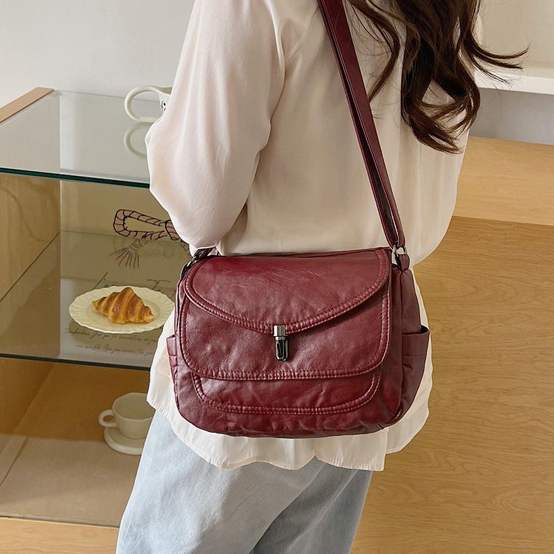 Borsa da Donna in PU Borsa a Spalla Vintage Borsa per la Mamma