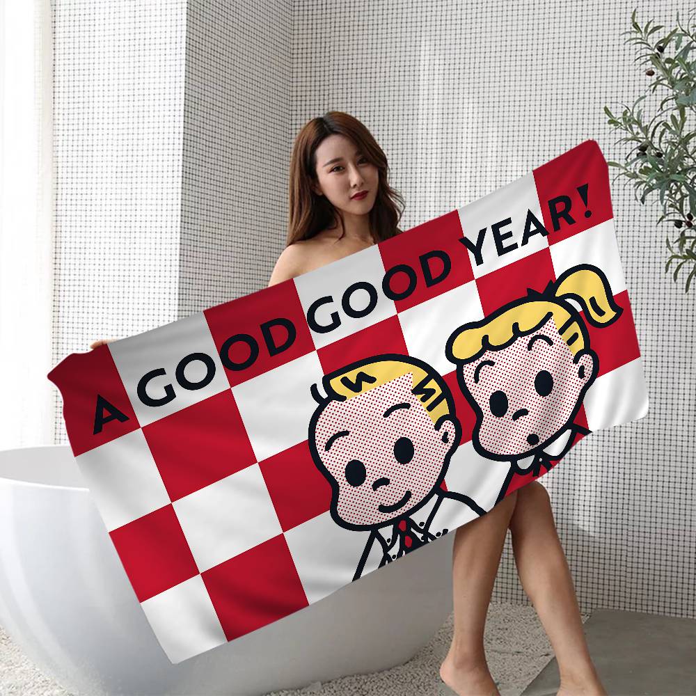 Cartoon O-osamu Good Microfiber Blanket Quick Drying Beach Towels Oversized Printing Super Absorbent Pool Towel Blanket