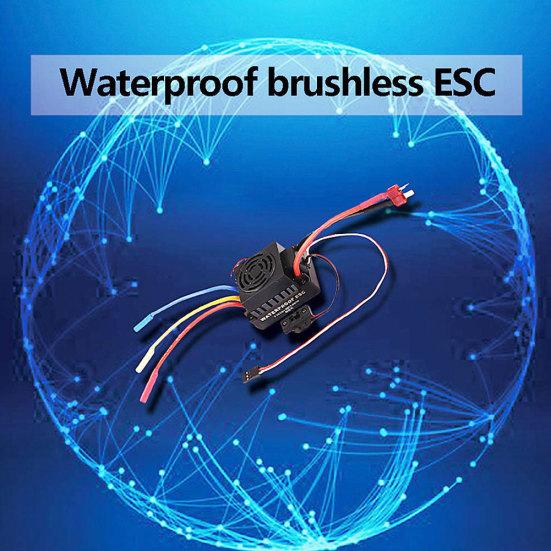 Waterproof 12-slot 4-pole ESC High Torque 5.5V Brushless Motor for RC Car Truck
