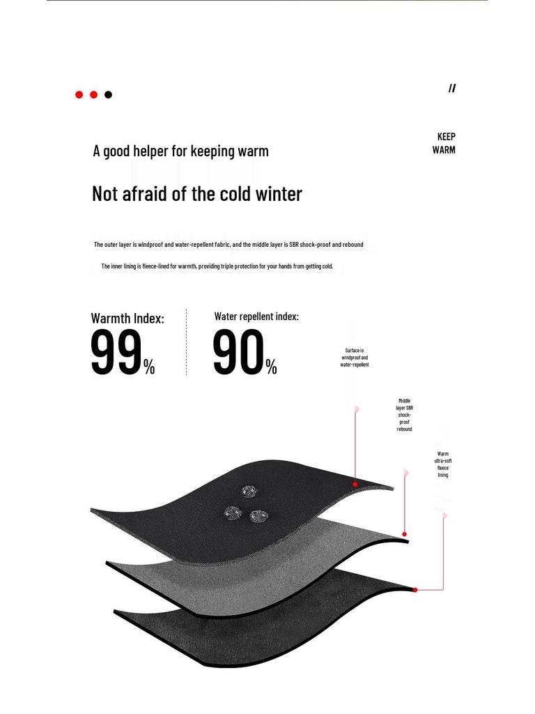 Women's Windproof Touchscreen Cycling & Ski Gloves - Warm for Autumn & Winter