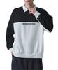 WEGO Dolman Punch Pullover Long Sleeve Loose Perfect for Fall and Size Black Men's Half-Zip T-Shirt, Casual, Oversized, Fit, Winter, Gift, M,