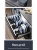 Kitchen Dish Drying Rack with Cutlery Holder and Drawer Organizer