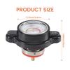 High Pressure Radiator Cap With Temperature Gauge, 1.8 Bar Radiator Cap 25.6Psi For Honda, Kawasaki, Suzuki, Yamaha-A99D