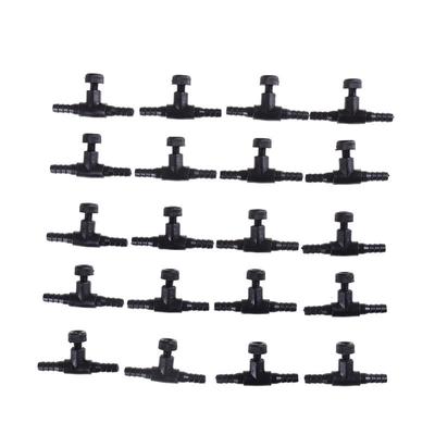 20Pcs 4Mm Aquarium Fish Tank Adjust Air Line Tubing Volume Flow Control Valves Best Quality