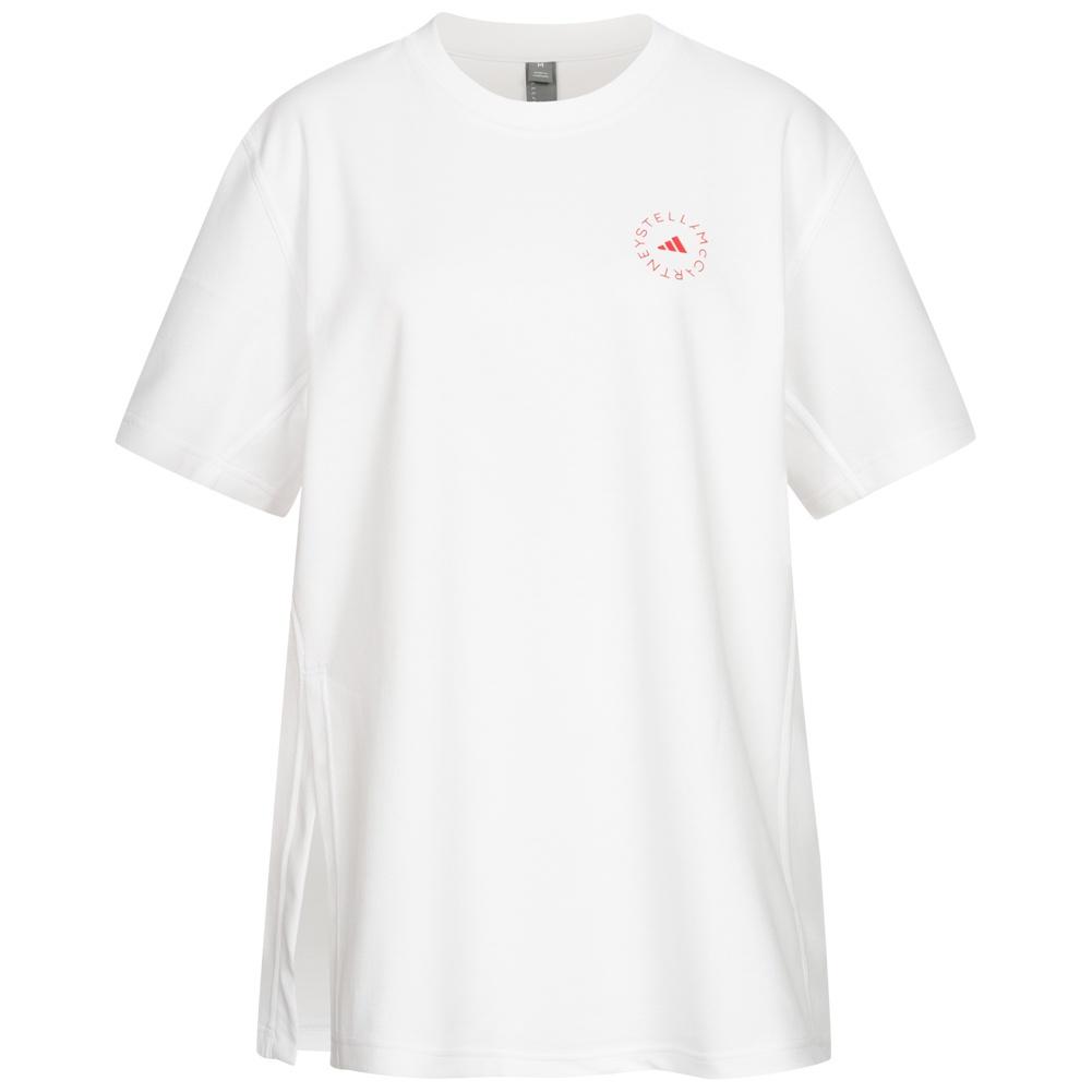 (WMNS) adidas Asmc C tee Small Logo Athleisure Casual Sports Round Neck Short Sleeve White Women s GT9442 XL